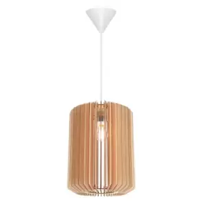 Asti Wire Frame Pendant Ceiling Light Nature E27