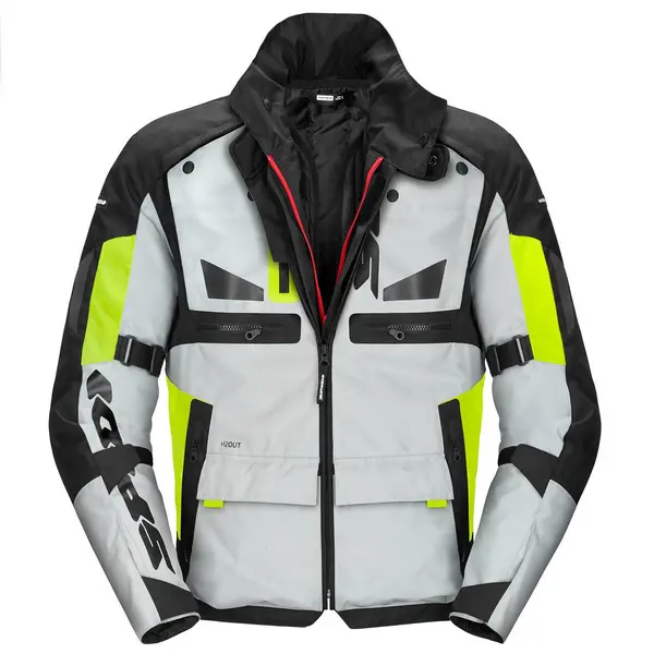 Spidi Crossmaster Jacket Yellow fluo Size 2XL