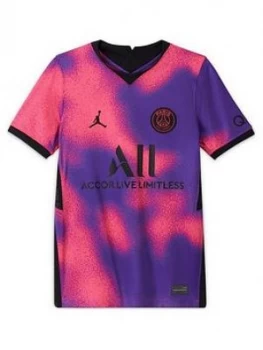 Nike Youth Psg 20/21 4th Shirt, Pink, Size S