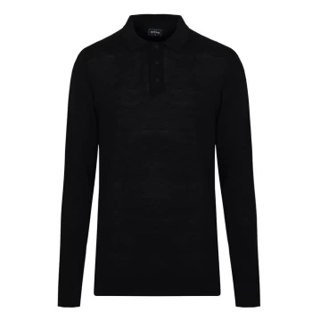 Howick Merino Polo Shirt - Black