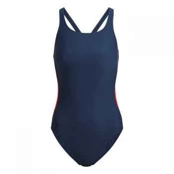 adidas SH3. RO Taper Swimsuit Womens - Crew Navy / Vivid Red