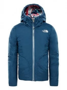 The North Face The North Face Girls Reversible Perrito Jacket Blue Size Xs6 Years Women