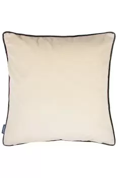 Torto Mottled Velvet Contrast Piped Cushion