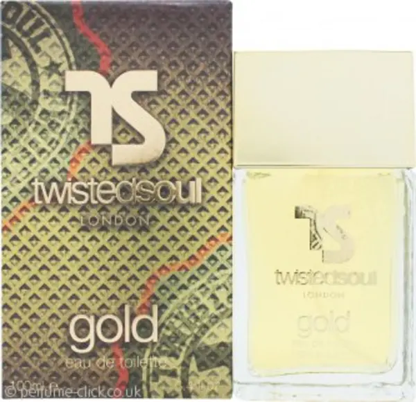 Twisted Soul Gold Eau de Toilette For Him 100ml