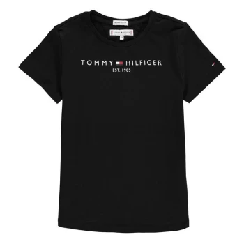 Tommy Hilfiger Essential Tee S/S Girls - Black