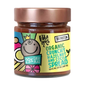 Fabalous Crunchy Hazelnut & Cocoa Chickpea Spread 200g