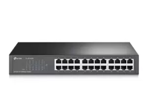 TL-SF1024D - Unmanaged - Fast Ethernet (10/100) - Rack mounting