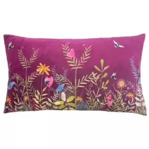 Willow Wildflower Meadow Cushion Multi / 30 x 50cm / Polyester Filled