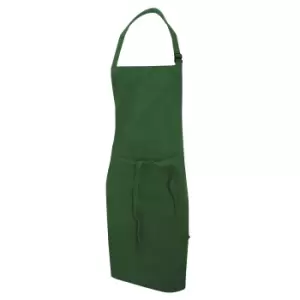 Dennys Multicoloured Bib Apron 28x36ins (Pack of 2) (One Size) (Bottle Green)