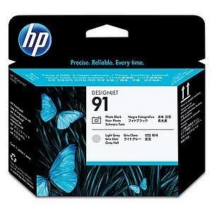 HP 91 Photo Black and Light Grey Printhead