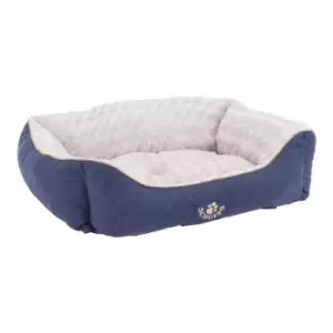 Scruffs Wilton Large Box Pet Bed - Blue