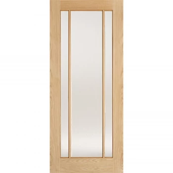 Lincoln Internal Glazed Prefinished Oak 3 Lite Door - 762 x 1981mm