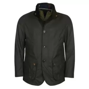 Barbour Mens Century Wax Jacket Sage/Classic Large