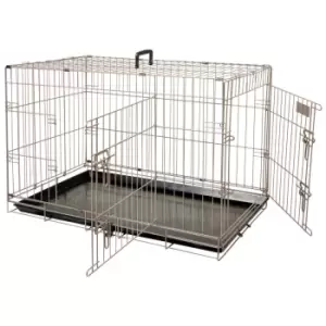 Flamingo Pet Crate 109X70X77cm - Metallic Brown