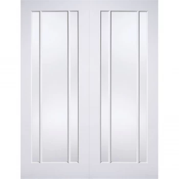 Lincoln Internal Glazed Primed White 3 Lite Pair Doors - 1087 x 1981mm