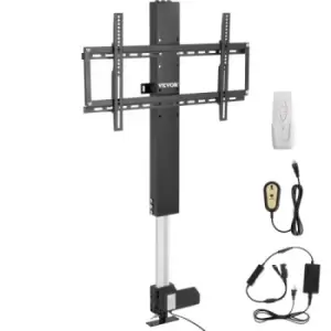 VEVOR 800mm Motorized TV Lift Stroke Length Inches Motorized TV Mount Fit for TV Lift with Remote Control Height Adjustable Load Capacity Wireless Rem