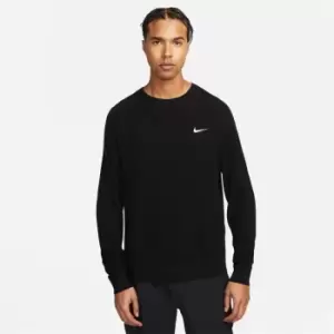 Nike Woods Mens Knit Golf Sweater - Black