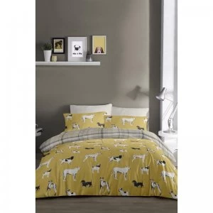 Dogs Reversible Duvet Set