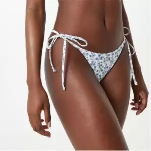 Jack Wills Eco Tie Side Bikini Bottoms - Multi