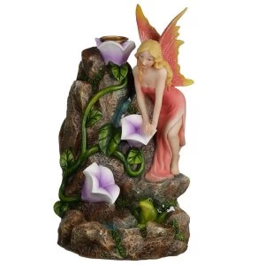 Fairy Flower Garden Waterfall Backflow Incense Burner