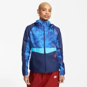 Nike England AWF Womens Full-Zip Football Jacket Womens - Blue