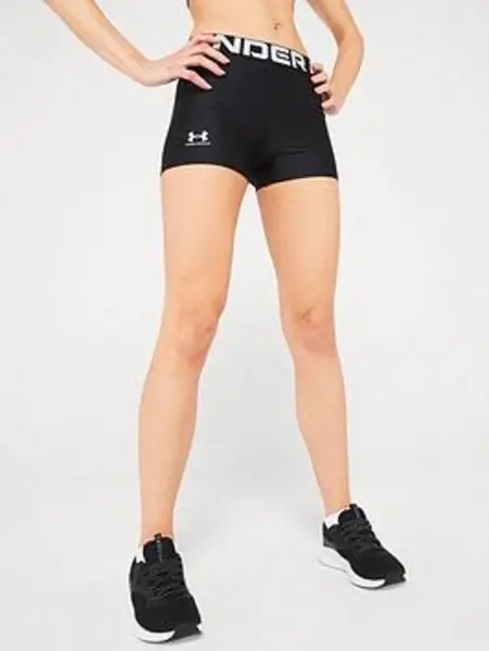 Under Armour Womens Training Heat Gear Authentics Shorty - Black/White