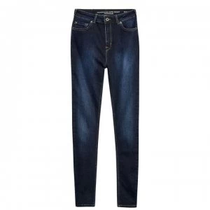 Jack Wills Fernham Highwaisted Super Skinny Jeans - Dark Indigo