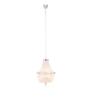 Lerici 6 Light Chrome Pendant 39Cm