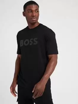 BOSS Lotus Relaxed Fit T-Shirt - Black, Size 2XL, Men