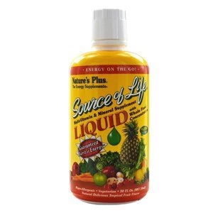 Natures Plus Source of Life Liquid Tropical fruit 8oz.