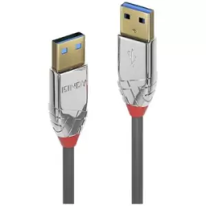 LINDY USB cable USB 3.2 1st Gen (USB 3.0 / USB 3.1 1st Gen) USB-A plug, USB-A plug 3m Grey 36628