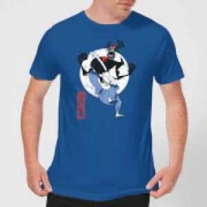 Samurai Jack Eternal Battle Mens T-Shirt - Royal Blue - XL