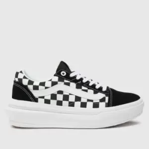 Vans Comfycush Old Skool Overt Trainers In Black & White Check