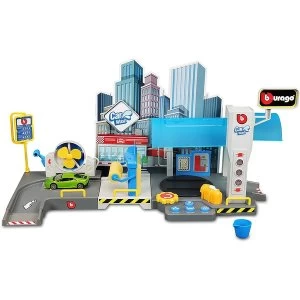 1:43 Street Fire Car Wash Garage Playset