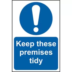 Keep These Premises Tidy Sign - RPVC (200 x 300mm)