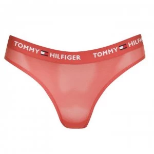 Tommy Bodywear Mesh Thong - Cardinal XAN