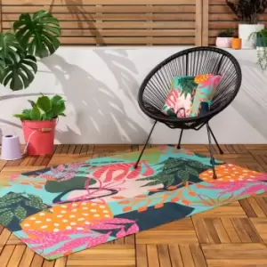 furn. Coralina Washable Indoor Outdoor Rug MultiColoured