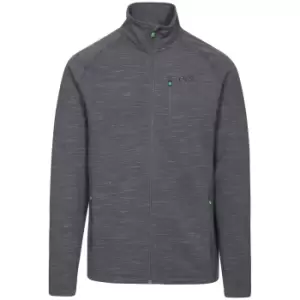 Trespass Mens Brolin DLX Fleece Jacket (XXS) (Grey Marl)