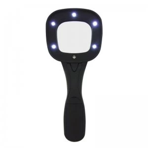 5 LED and UV Light Magnifying Glass