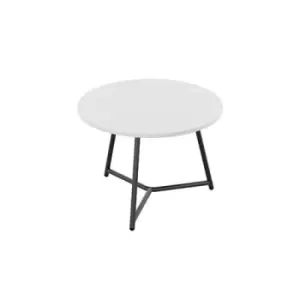 Jemini Trinity Low Table 600x600x435mm White/Black KF823414