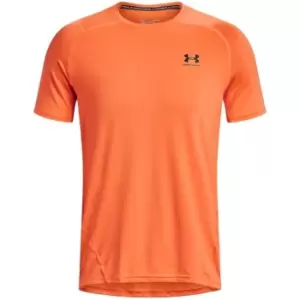 Under Armour HeatGear Armour Fitted Short Sleeve Training Top Mens - Orange