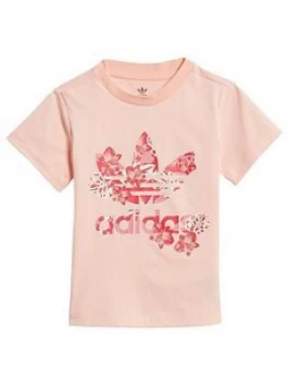 Adidas Originals ChildrenS Trefoil T-Shirt - Coral