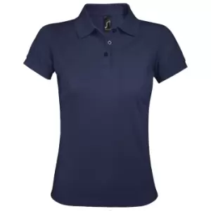 SOLs Womens/Ladies Prime Pique Polo Shirt (XL) (French Navy)