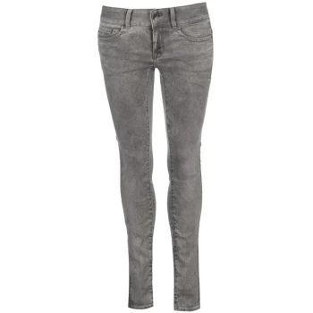 G Star Midge Mid Skinny Jeans Womens - marble wash