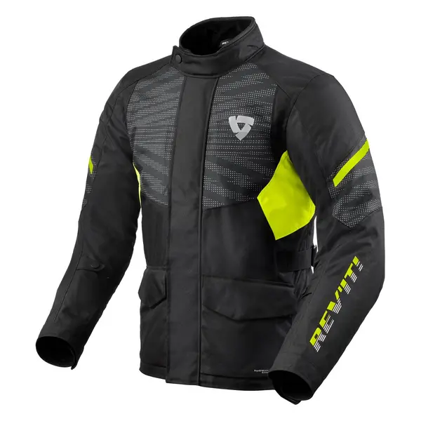 REV'IT! Duke H2O Jacket Black Neon Yellow Size L