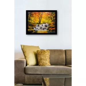 SC0605 Multicolor Decorative Framed MDF Painting