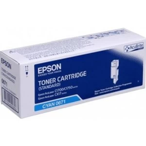 Epson S050671 Cyan Laser Toner Ink Cartridge