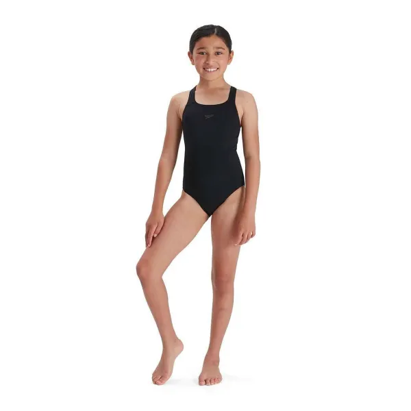 Speedo ECO Endurance+ Medalist Junior Swimsuit Black 11-12 Years