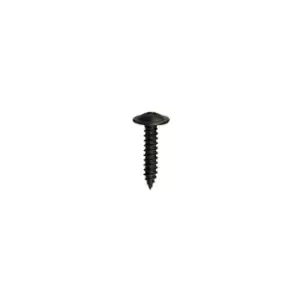 Wot-nots - Screw Self Tap Flanged - 1/2in. x 10 Black - Pack of 6 - PWN348