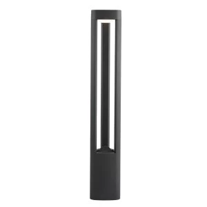 LED Outdoor Short Aluminium Bollard Light Grey IP54